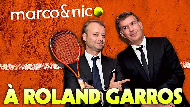 Nico et Marco à Roland Garros