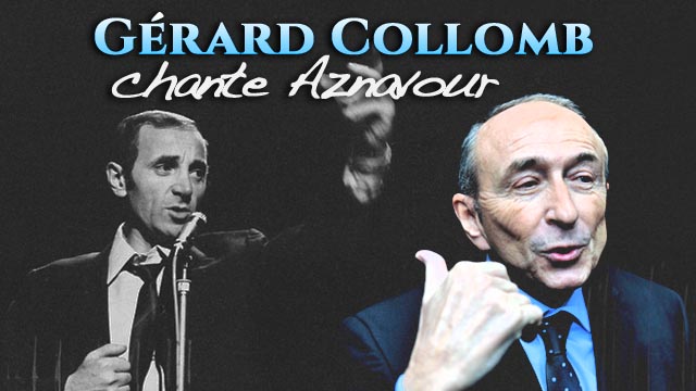 Gérard Collomb chante Aznavour