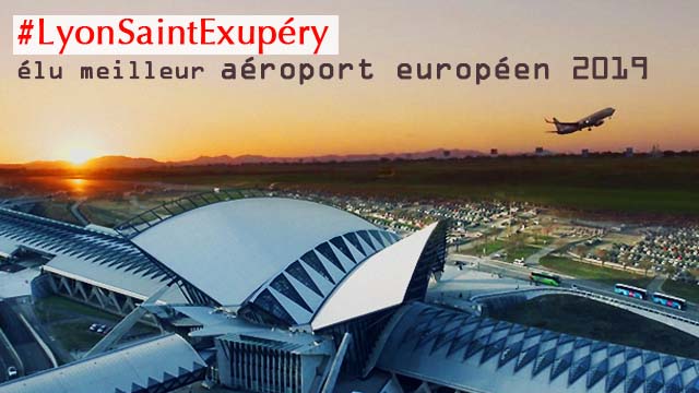 Lyon-Saint Exupéry, meilleur aéroport européen 2019