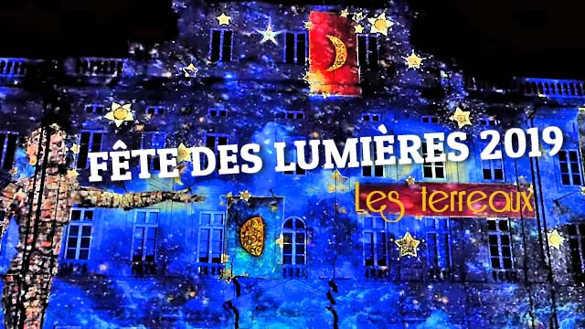 Fête des Lumières 2019, Lyon, Place des Terreaux - Une toute petite histoire de lumière [4K]