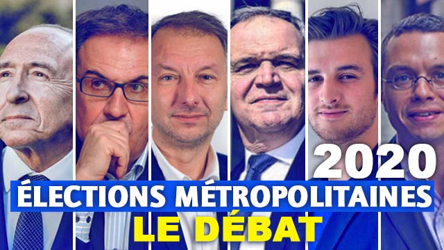 11 Mars 2020 : Elections métropolitaines de Lyon : voir ou revoir le débat diffusé sur France 3