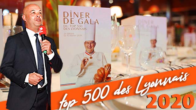 Dîner du TOP 500 des lyonnais à la brasserie de l’Ouest le 13 Février 2020